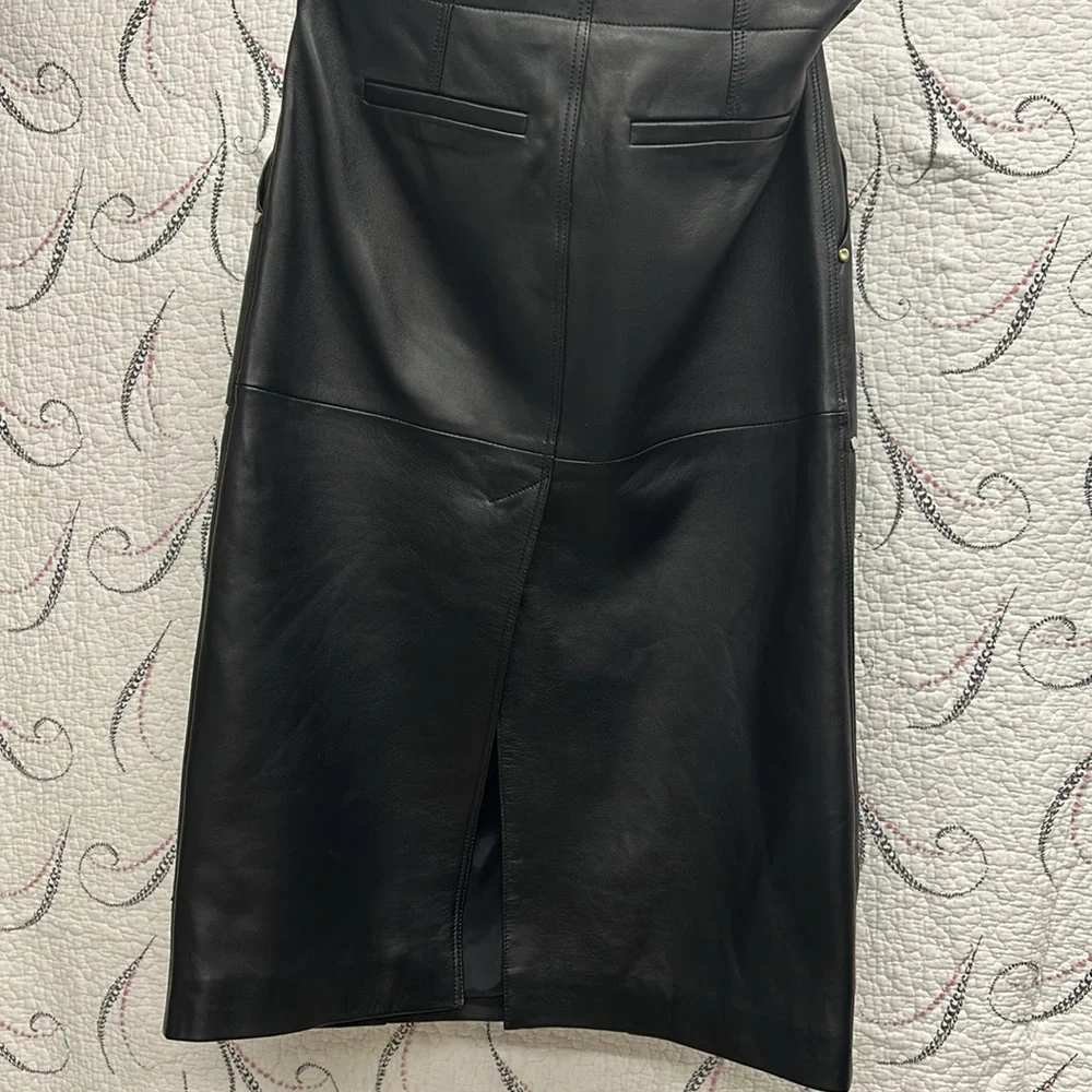 A.L.C Gwen leather midi skirt 17x31 - Picture 10 of 16
